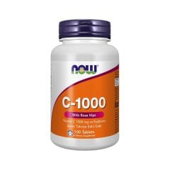 Now C-1000 With Rose Hips 100 Tablet