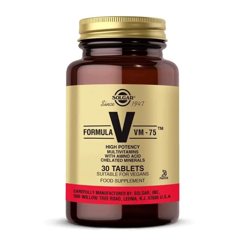 Solgar VM 75 Multi Vitamin 30 Tablet