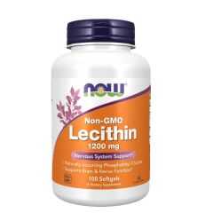 Now Lecithin 1200 mg 100 Softgels