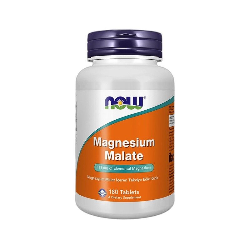 Now Magnesium Malate 180 Tablet