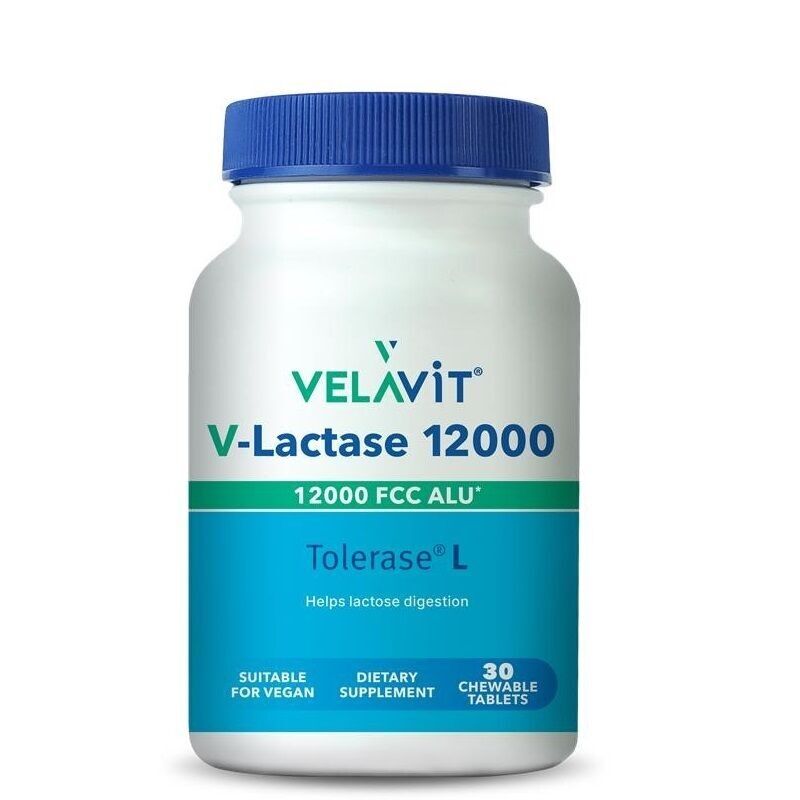 Velavit V-Lactase 12000 FCC ALU  Tablet 30lu