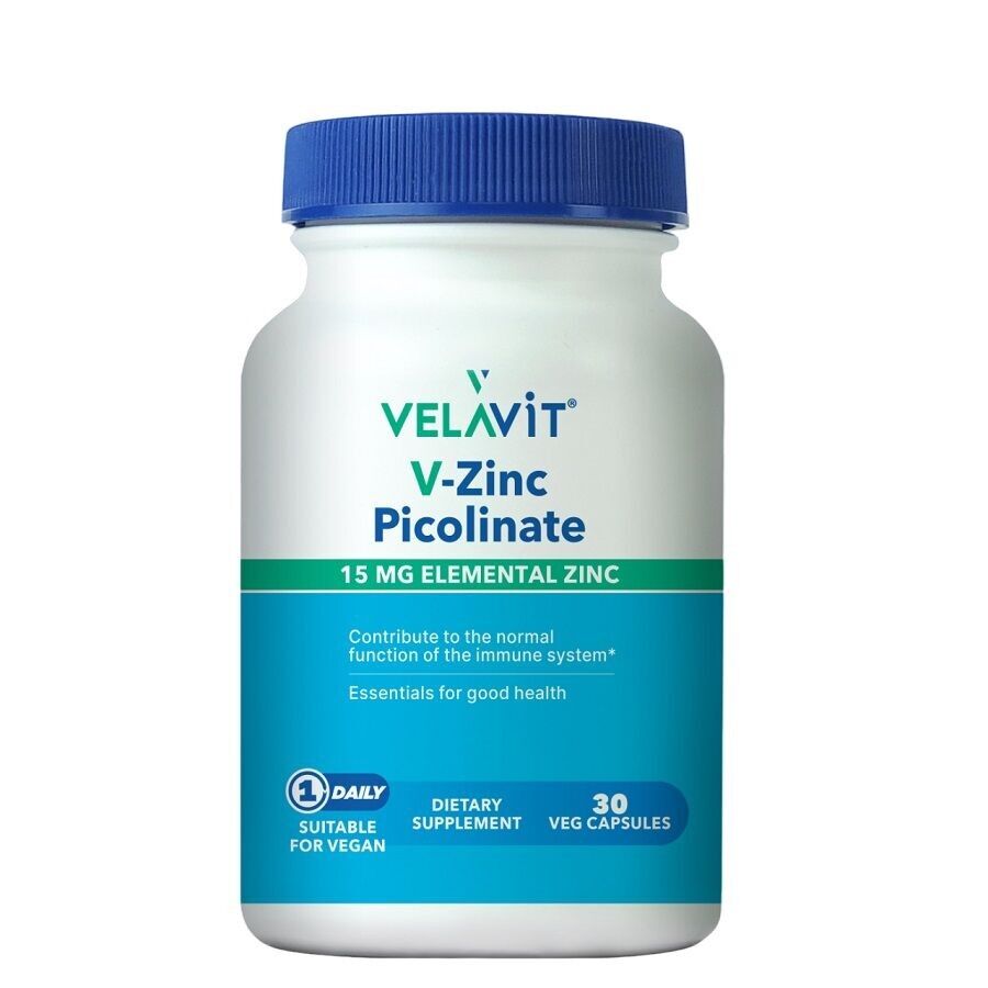 Velavit V-Zinc Picolinate 30 Kapsül
