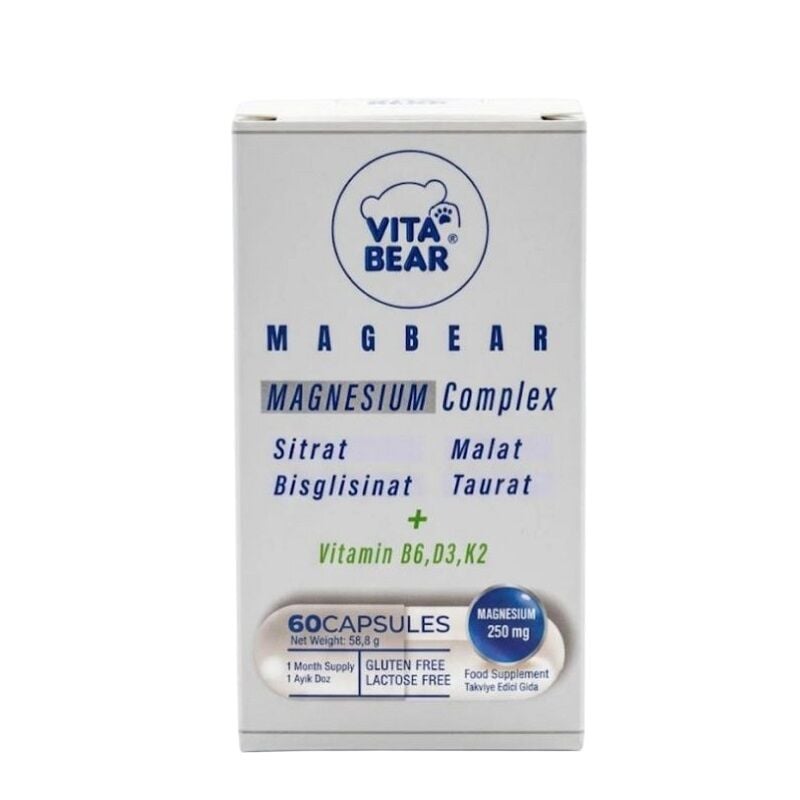 Vita Bear Magbear Magnesium Complex 60 Kapsül