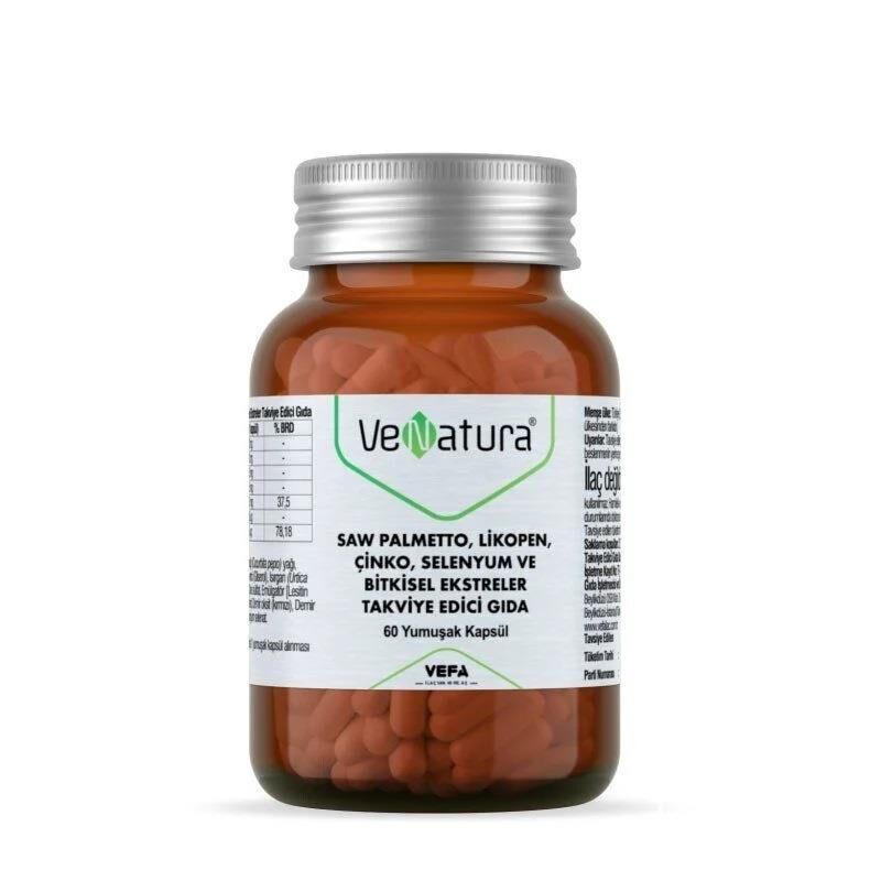 Venatura Saw Palmetto (Cüce Palmiye) 60 Kapsül