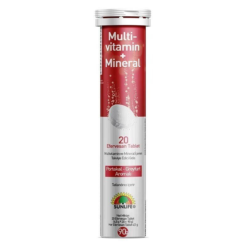 Sunlife Multivitamin + Mineral Effervesan 20 Tablet