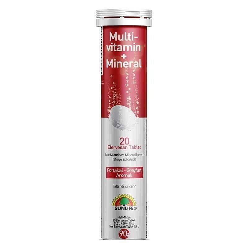 Sunlife Multivitamin + Mineral Effervesan 20 Tablet