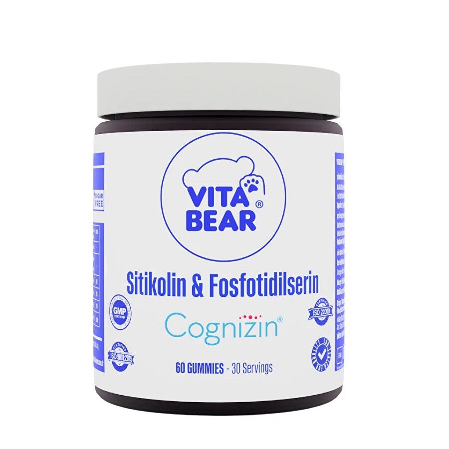Vita Bear Sitikolin Fosfotidilserin 60 Gummies
