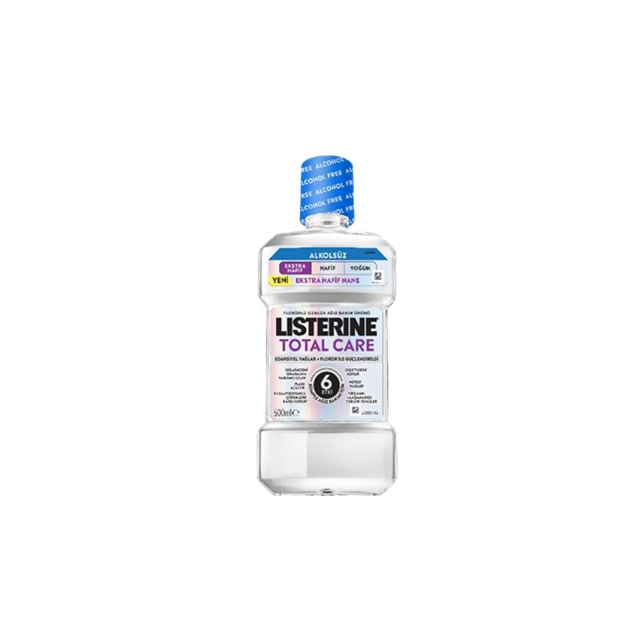 Listerine Total Care Ekstra Hafif Tat Alkolsüz Ağız Çalkalama Suyu 500 ml