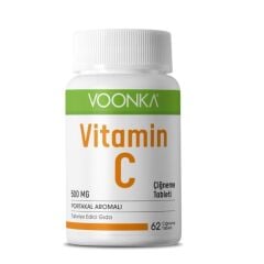 Voonka Vitamin C Çiğneme 60 Tablet