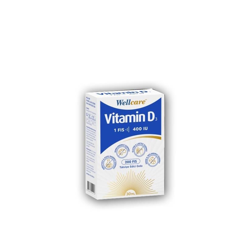 Wellcare Vitamin D3-400 IU 30 ML Sprey