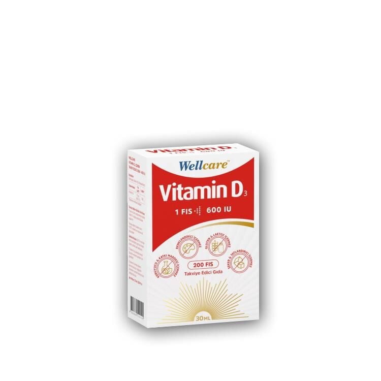 Wellcare Vitamin D3-600 IU 30 ML Sprey