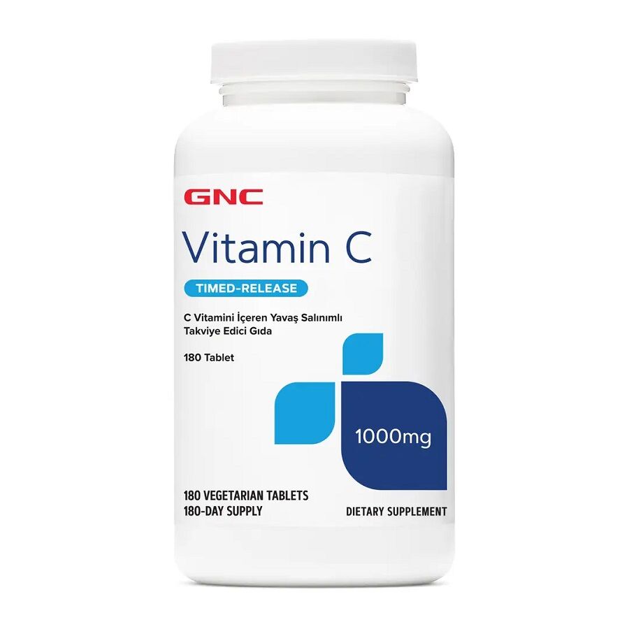 GNC Vitamin C Timed Release 180 Tablet