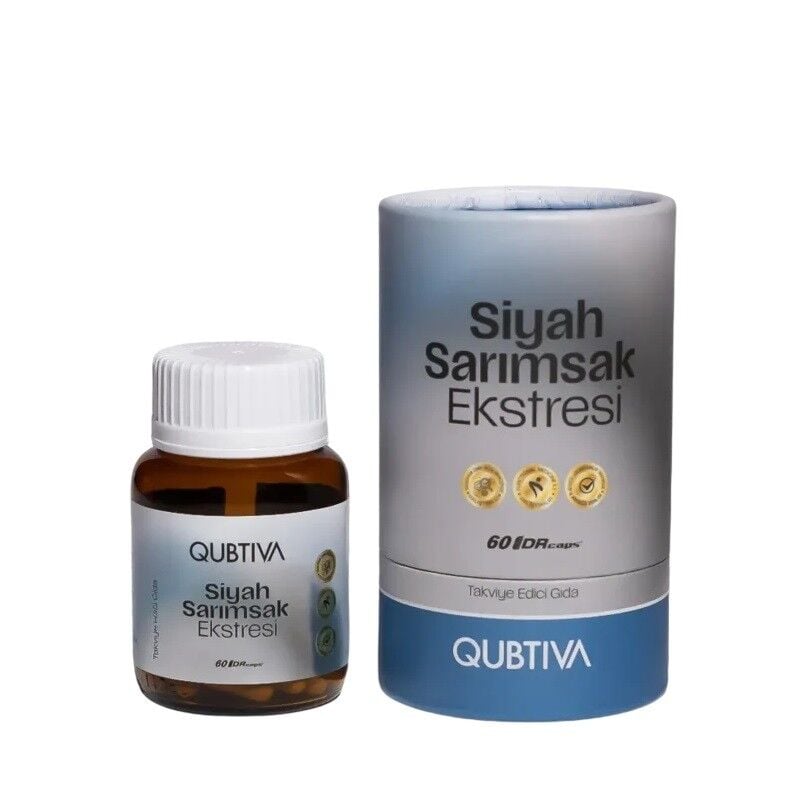 Qubtiva Siyah Sarımsak Ekstresi 60 Kapsül