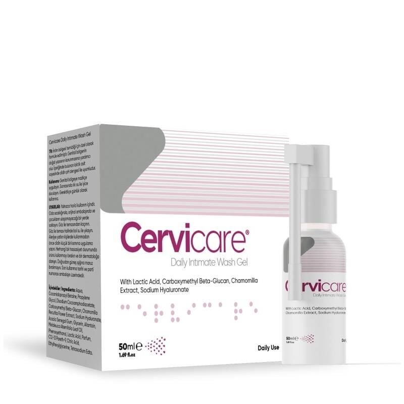 Cervicare Daily Intimate Wash Gel 50ml