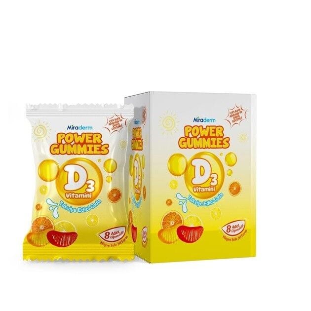 Miraderm Power GUMMIES D3 Vitamin 64 Jel