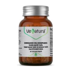 Venatura Oregano Oil Kompleks İzmir Kekik Yağı, Tıbbi Nane ve Susam Yağı 30 Kapsül