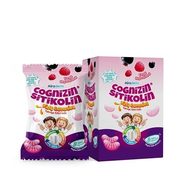 Miraderm Sitikolin Cognizin GUMMIES 64 Jel