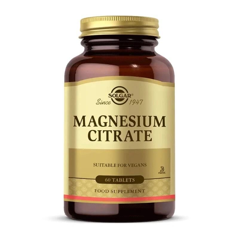 Solgar Magnesium Citrate 200mg 60 Tablet