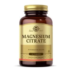 Solgar Magnesium Citrate 200mg 60 Tablet