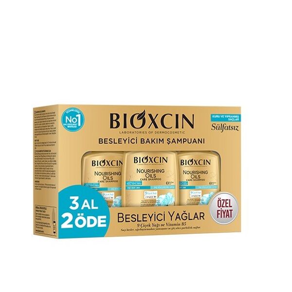 Bioxcin Besleyici Yağlar Şampuan 3 al 2 öde