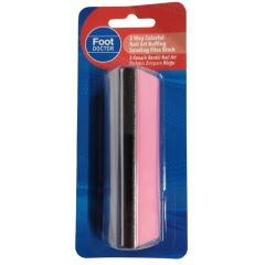 Foot Doctor 3 Kenarlı Renkli Tırnak Parlatıcı Zımpara Bloğu