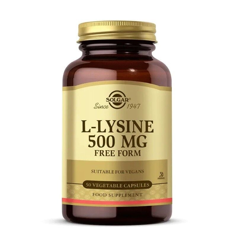 Solgar L-Lysine 500mg Tablet 50li