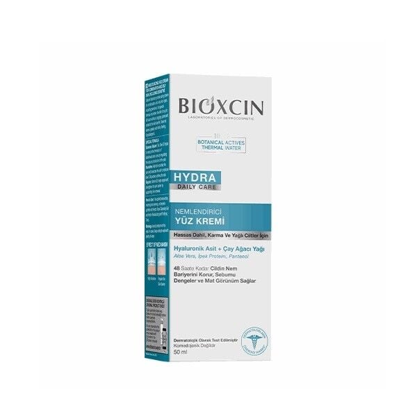 Bioxcin Hydra Nemlendirici Yüz Kremi 50ml Karma Yağlı Cilt