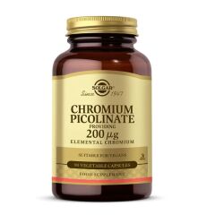 Solgar Chromium Picolinate 200mcg 90 Vegi Kapsül