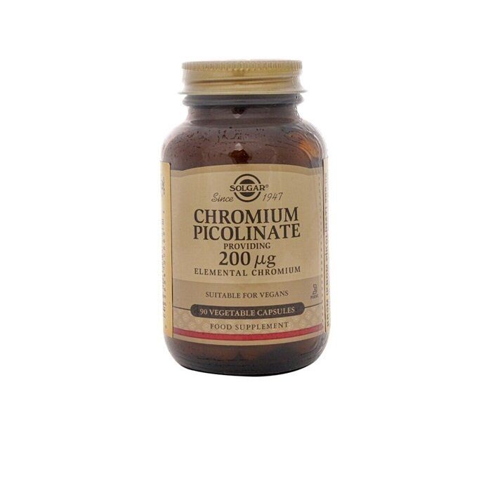 Solgar Chromium Picolinate 200mcg 90 Vegi Kapsül