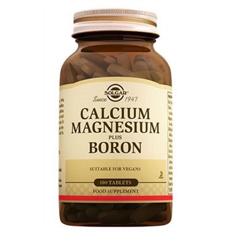 Solgar Calcium Magnesium Plus Boron 100 Tablet