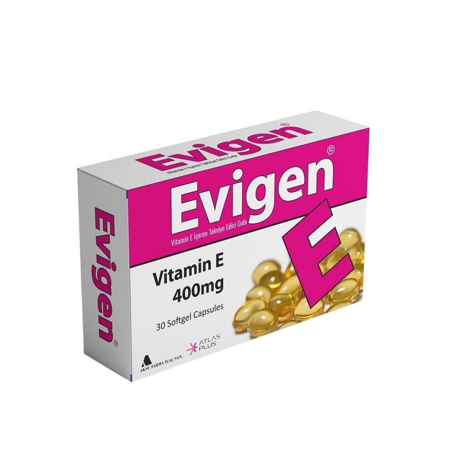 Evigen VITAMIN E 400 MG 30 Softgel Kapsül