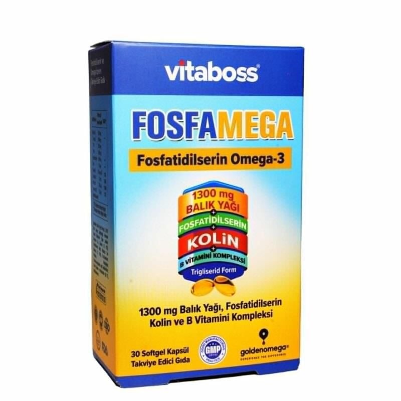 Vitaboss Fosfamega Omega 3 Fosfatidilserin 30 Kapsül