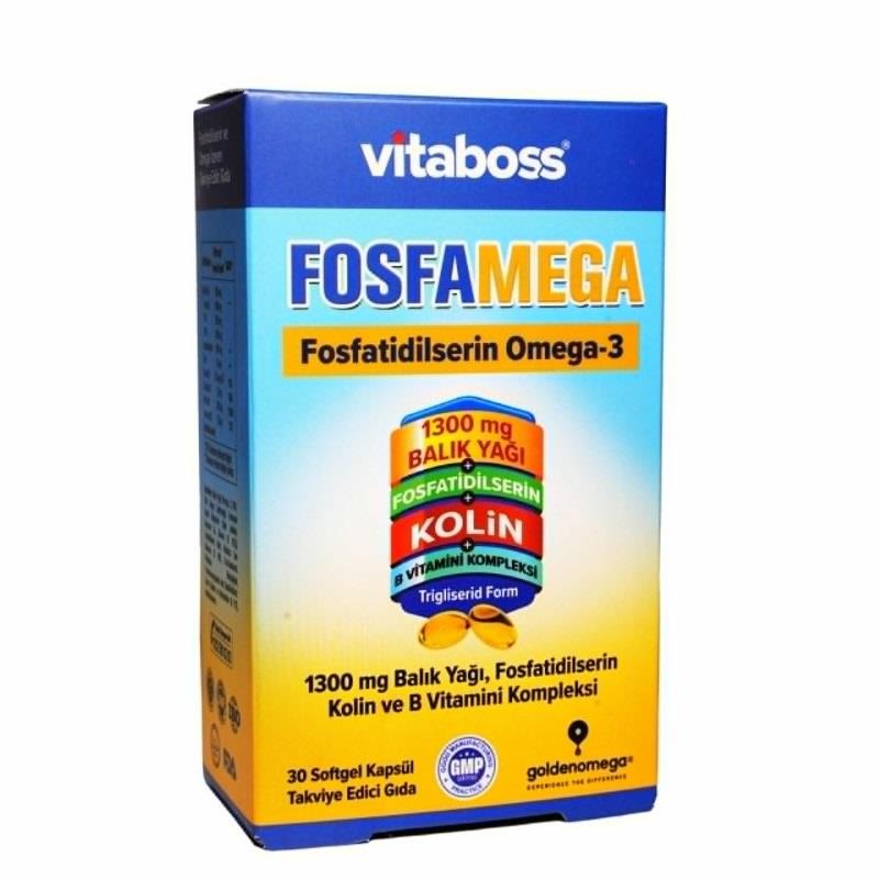 Vitaboss Fosfamega Omega 3 Fosfatidilserin 30 Kapsül