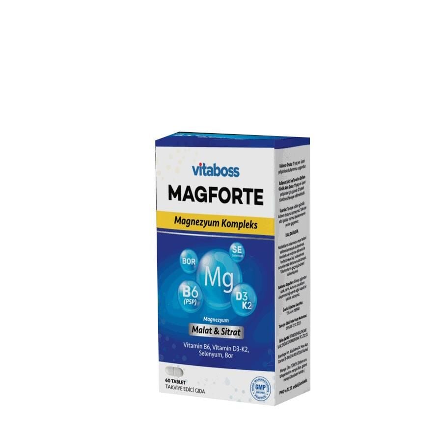 Vitaboss Magforte Magnezyum 60 Tablet