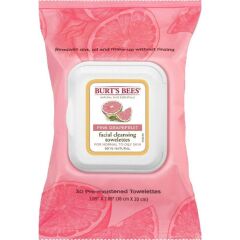 Burts Bees Yüz Temizleme Mendilleri, Pembe Greyfurt 30lu