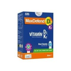 MaxDefend Vitamin D3K2 Oral Damla 20ml