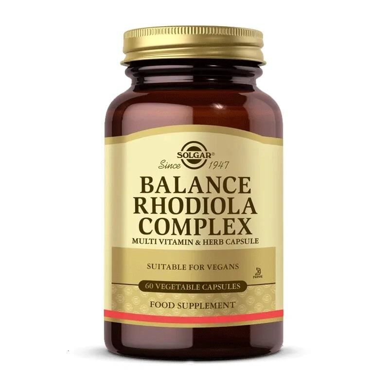 Solgar Balance Rhodiola Complex 100 Vegi Kapsül
