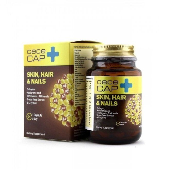 CeceCap Skin, Hair and Nails Saç Cilt Tırnak 30 Kapsül