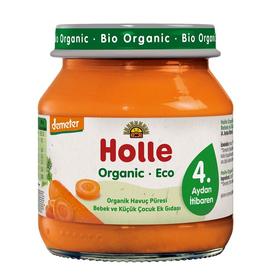 Holle Organik Havuç Püresi 125 gr