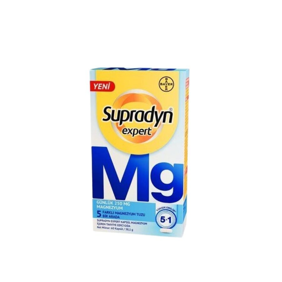 Supradyn Expert Magnesium 250 mg 60 Kapsül