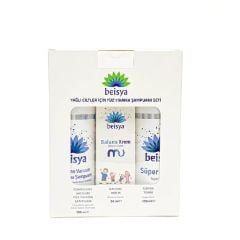 Beisya Yağlı Ciltler İçin Yıkama Şampuanı SET