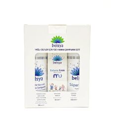 Beisya Yağlı Ciltler İçin Yıkama Şampuanı SET