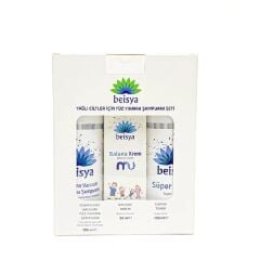 Beisya Yağlı Ciltler İçin Yıkama Şampuanı SET