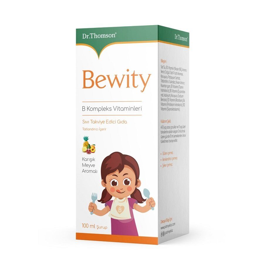 Dr.Thomson Bewity B Kompleks Vitaminleri içerikli Sıvı 100ml