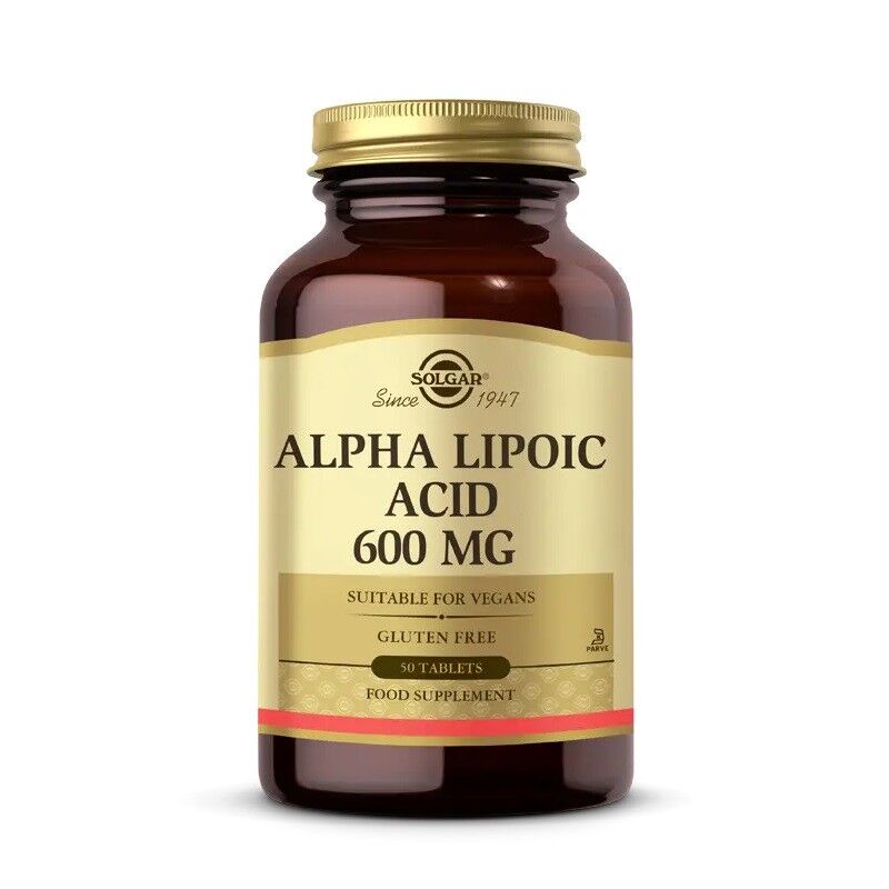 Solgar Alpha Lipoic Acid 600mg 50 Tablet