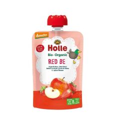 Holle Organik Red Be - Elma, Çilek Püresi