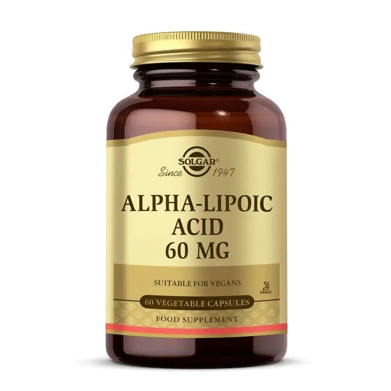 Solgar Alpha Lipoic Acid 60mg Vegi Kapsül 60lı