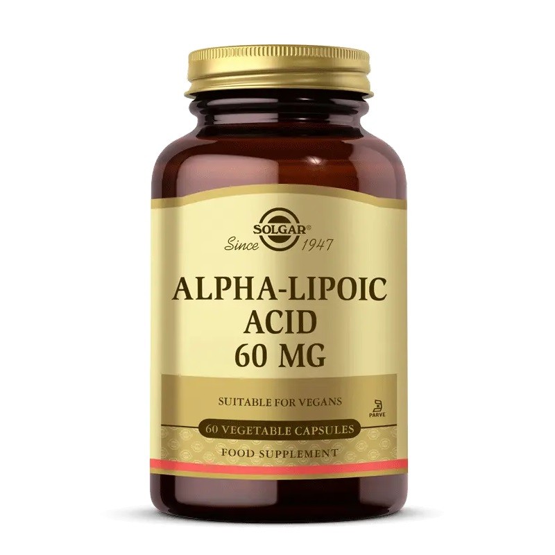 Solgar Alpha Lipoic Acid 60mg Vegi Kapsül 60lı