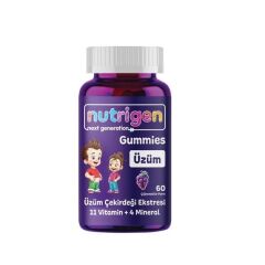 Nutrigen GUMMIES Üzüm 11 Vitamin 4 Mineral 60lı