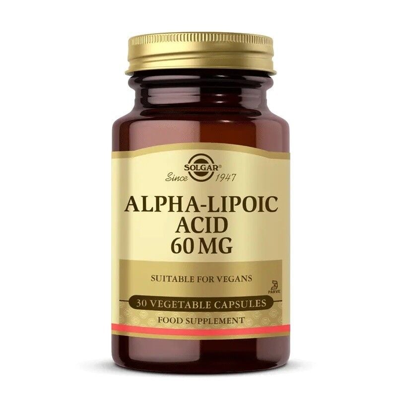 Solgar Alpha Lipoic Acid 60mg Vegi Kapsül 30lu